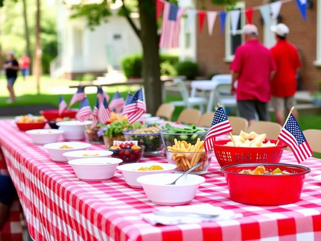 Neighbors gathered at the Virginia Knolls summer block party